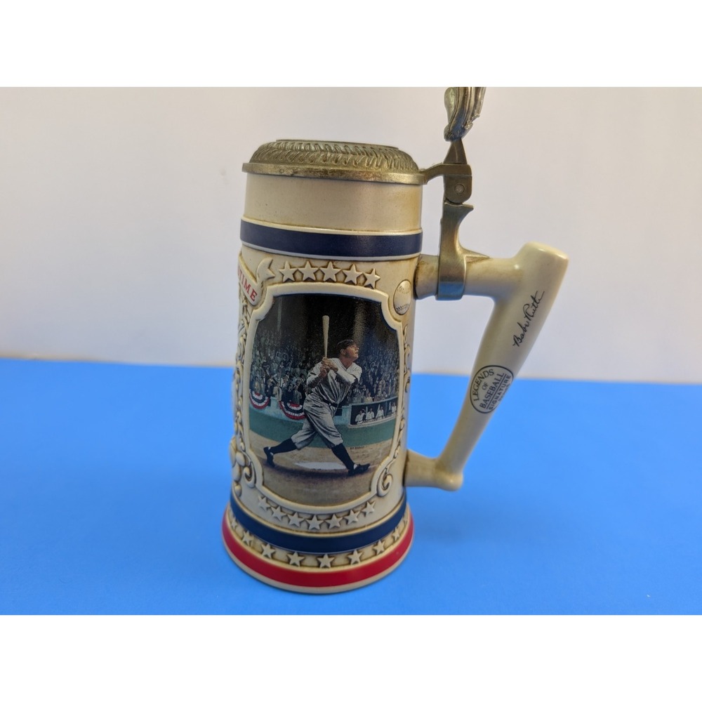 Babe Ruth Legends of Baseball Signature Series Stein The Bradford Museum G4619